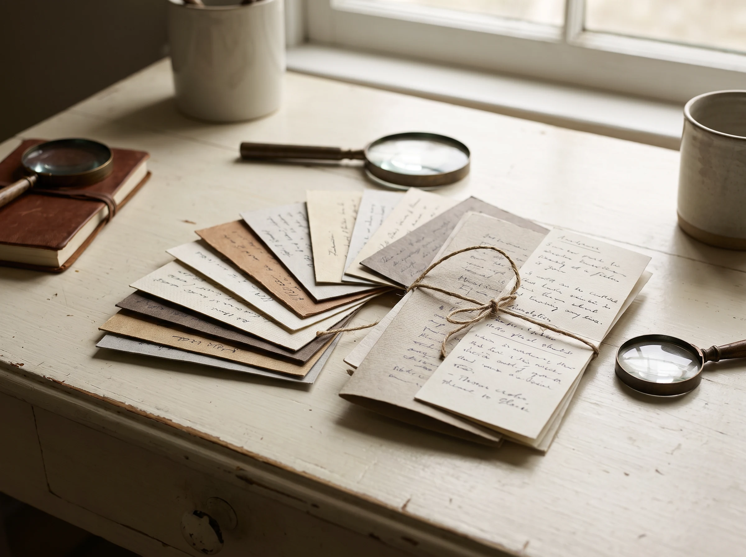 Proof desk with paper charts